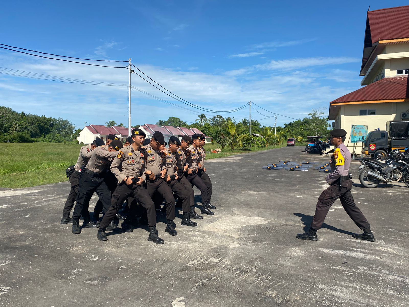 Personel Polres Meranti Diberi Pelatihan Fungsi Teknis Dalmas