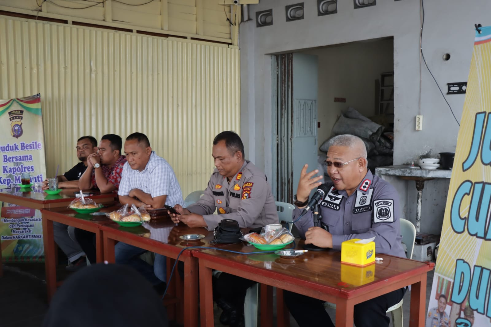Jumat Curhat, Polres Meranti Bersama PPMLN dan Imigrasi Bahas soal TPPO