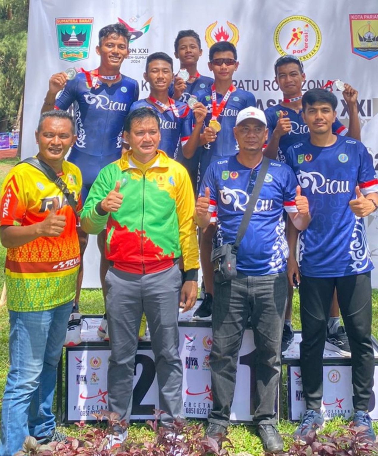 Sepatu Roda Riau Raih 3 Emas di BK PON XXI Aceh - Sumut 