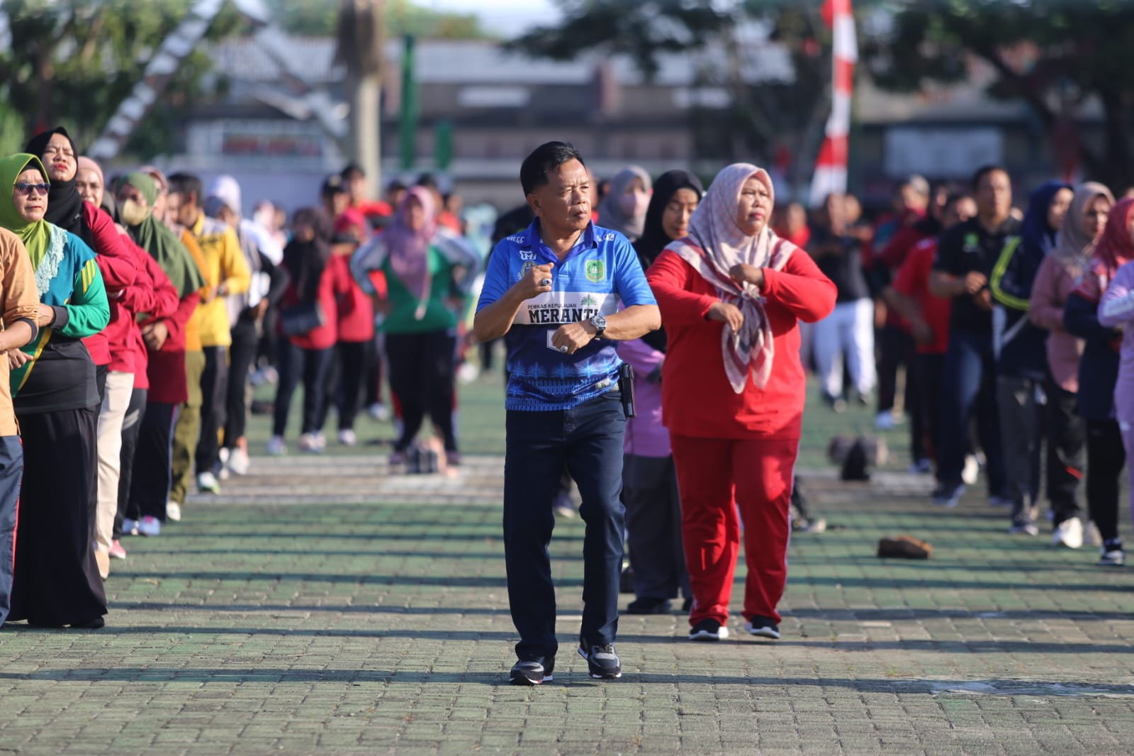 Pemkab Meranti Laksanakan Senam Pagi Setiap Kamis
