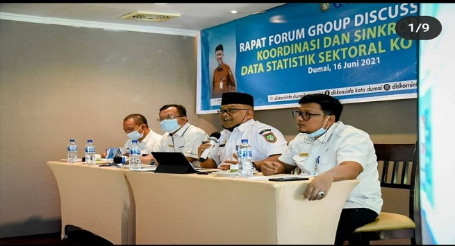 Diskominfo Dumai Jalin Kerjasama Data Statistik Sektoral dengan BPS