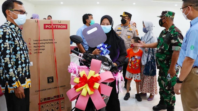 Vaksin Berhadiah Sepeda Motor di Siak, Siapa yang Mau?