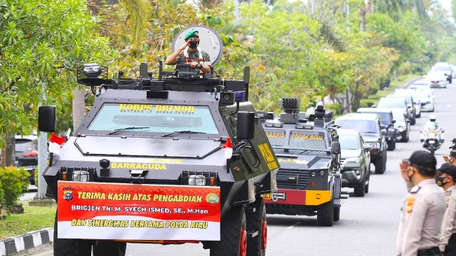 Irjen Iqbal Sambut Kedatangan Komandan Korem Baru