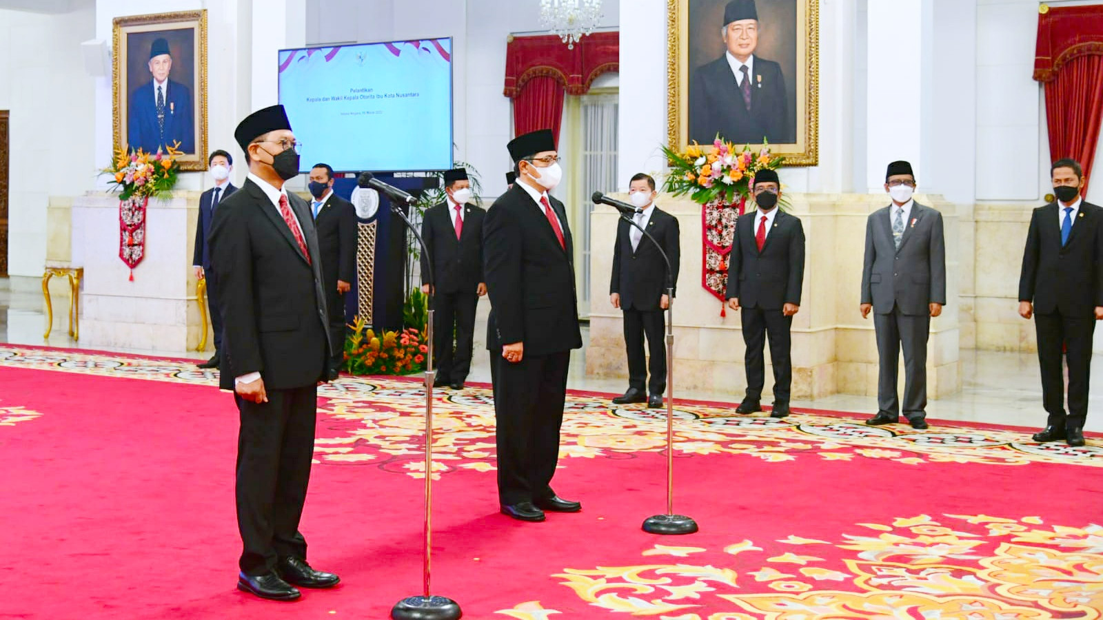 Presiden Jokowi Lantik Kepala dan Wakil Kepala Otorita IKN