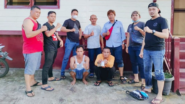 Polsek Bangko Tangkap Pemilik Ratusan Gram Sabu