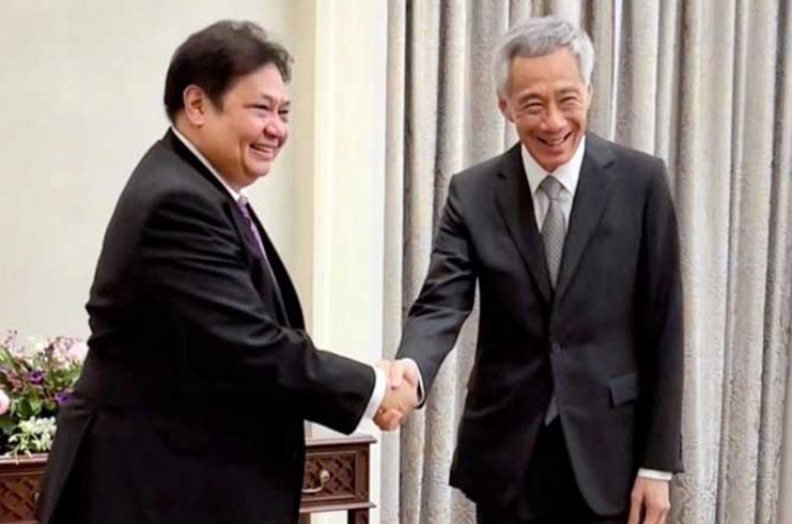 Airlangga Apresiasi Dukungan Dan Kerja Sama Bilateral Dengan Singapura
