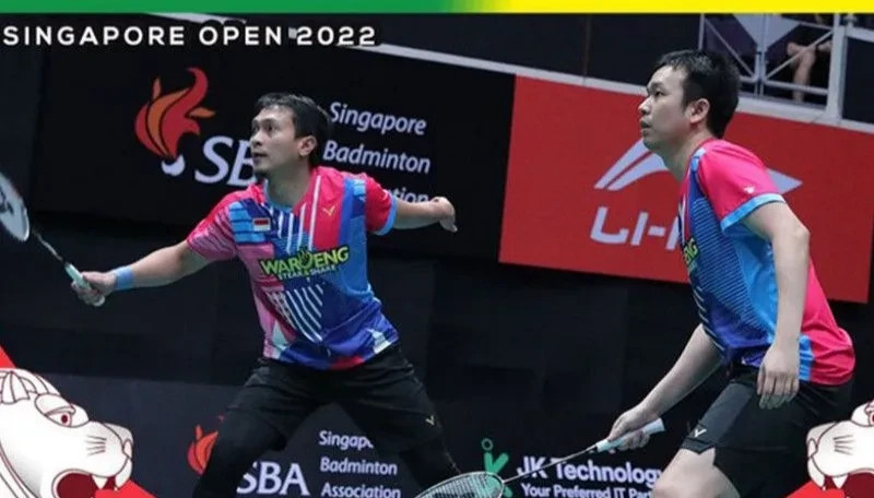 Empat Ganda Putra Indonesia Berbagi Pool Perempat Final Singapore Open