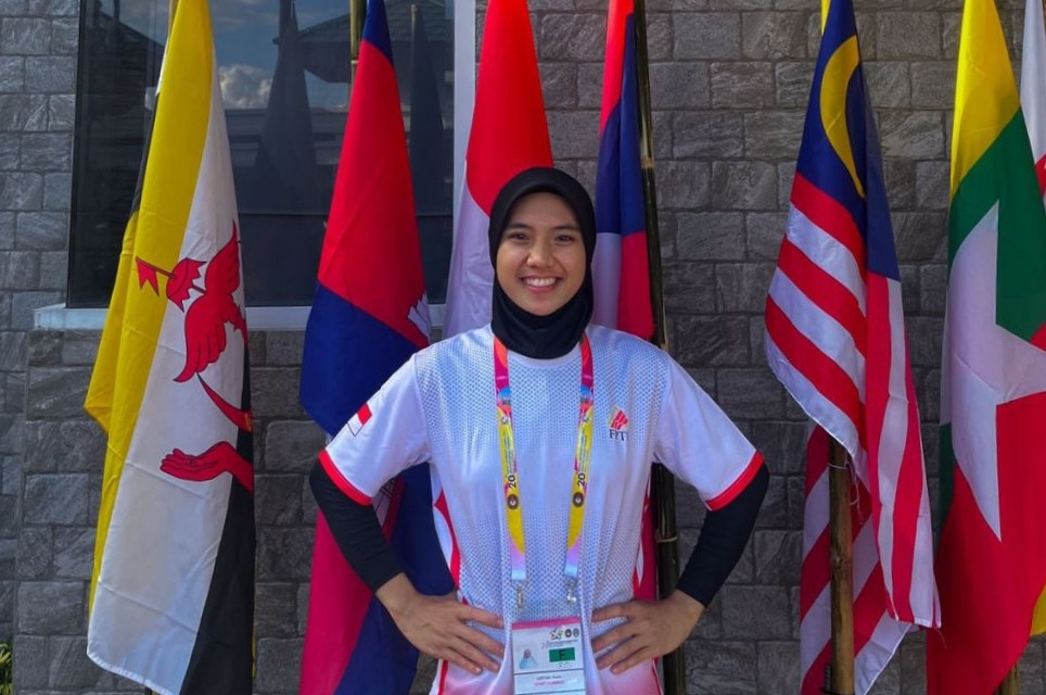 Ikuti Kejuaraan Asean University Games Di Thailand, Atlet Panjat Tebing Inhu Raih Emas