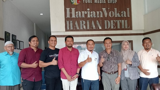 Diskominfo dan Setwan DPRD Inhu Kunjungi Yube Media Group