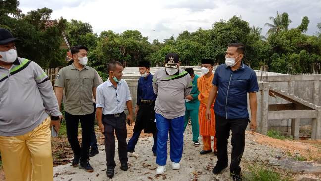 Bupati Catur Minta Dinas PUPR Segera Selesaikan Pembangunan Gedung PWI Kampar