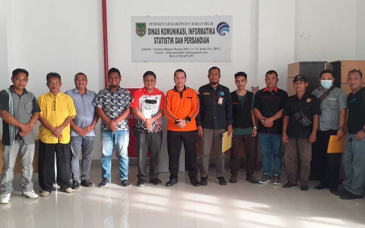 Jelang Pelantikan, JMSI Rohil Gelar Audensi Dengan Diskominfotik Rohil