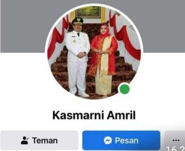 Beredar Akun Palsu Mengatasnamakan Bupati Bengkalis di Facebook