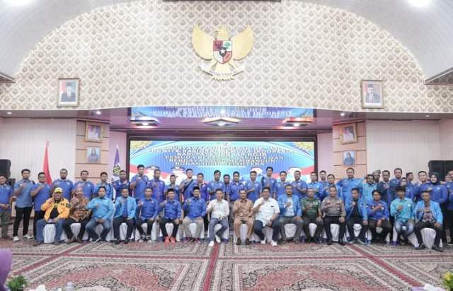 Bupati Rohil Afrizal Sintong, Hadiri MUSDA Ke VII KNPI ROHIL 2023