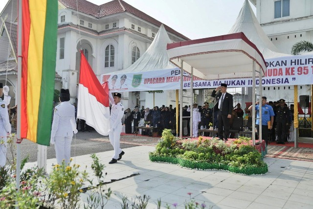 Bupati Rohil Irup Peringatan Hari Sumpah Pemuda Ke 95,Ini Pesanya Kepada Pemuda 