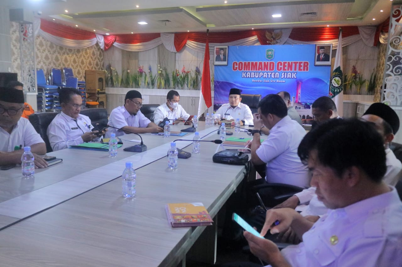 Delapan Kecamatan Terdampak Banjir Wabup Husni Minta Laporan Camat dan Penghulu Melalui Virtual