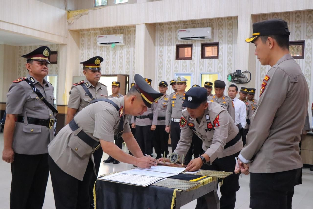Ini Dia Empat Kapolsek Baru Dijajaran Polres Rohil