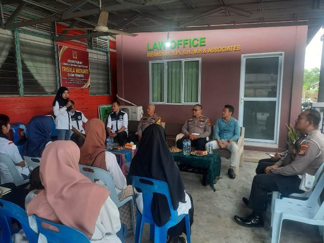 Jumat Curhat, Polres Meranti Ajak LSM RHI Berikan Informasi Gangguan Kamtibmas