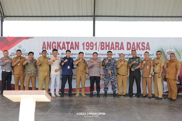 H. Asmar dan Forkopimda Coffee Morning di Lapangan Tembak Polres Meranti