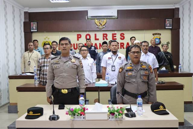 Polres Meranti Ikuti Dialog Publik Pilpres dan Pemilu Damai 2024 oleh Divhumas Mabes Polri