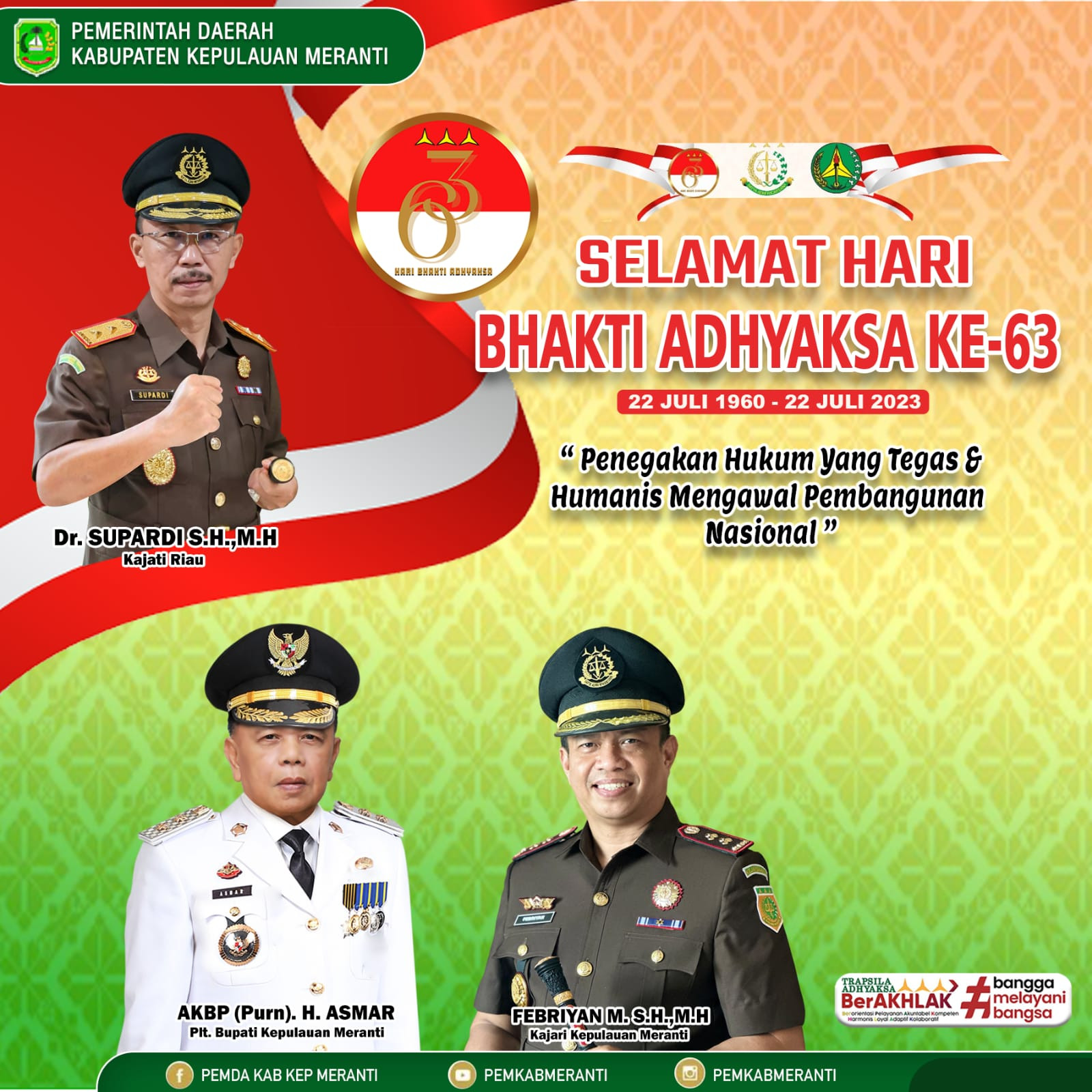Kejari Kepulauan Pringati  HBA dan IAD Dengan Berbagai Lomba Serta Kegiatan