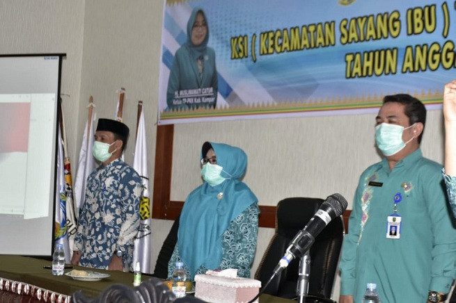  Sosialisasi Kecamatan Sayang Ibu, Ini Pesan Hj Muslimawati Catur